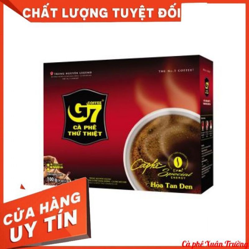 Cà Phê G7 Hoà Tan Đen Không Đường Không Sữa - Cafe Hoà Tan Trung Nguyên