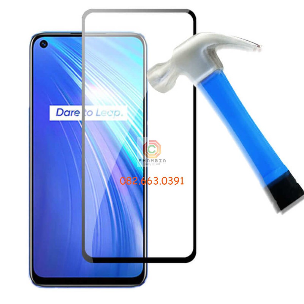 Kính cường lực Oppo A92 full màn hình 9H bền chuẩn