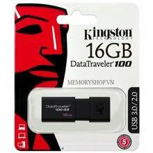 USB 3.0 Kingston Data Traveler DT100G3 100MB/s 16GB