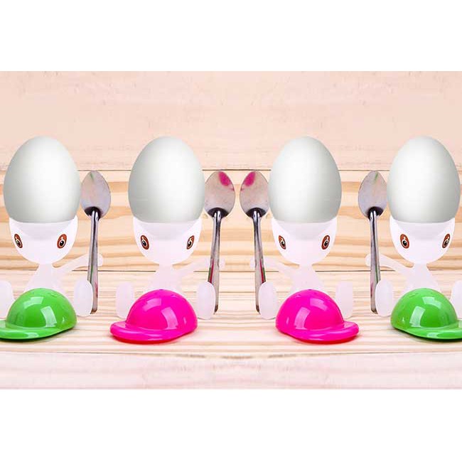 Bộ 4 Dụng Cụ Ăn Trứng Vịt Lộn Ngộ Nghĩnh Cho Gia Đình