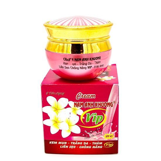 Kem mụn - Trắng da - Mờ thâm - Liền sẹo - Chống Nắng Nam Anh Khương (30g)[Xả Hàng]