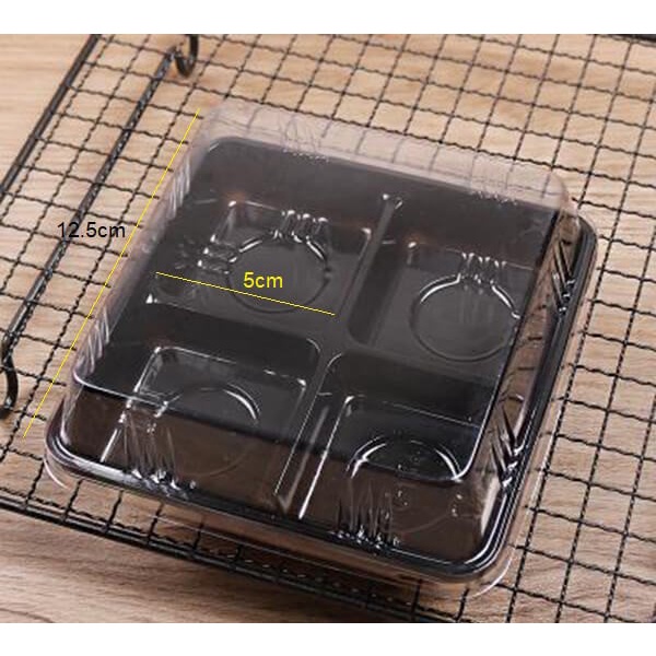 50-100 Hộp đựng bánh fg134 – 4 ngăn – Hàng Nhập