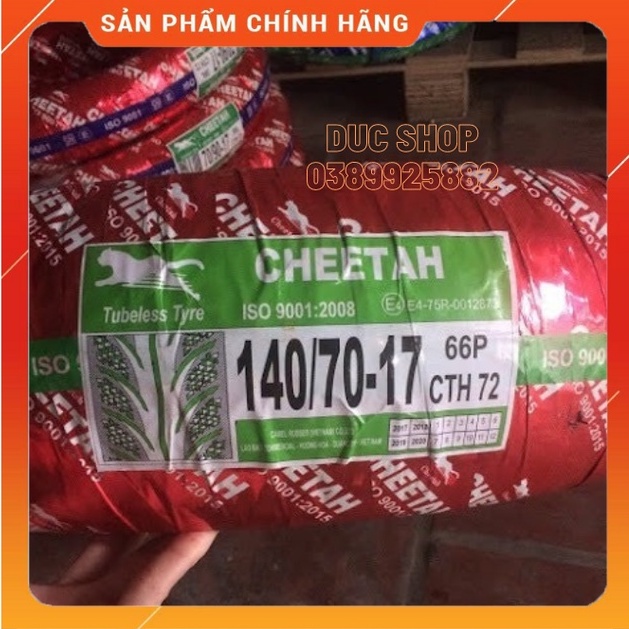 Lốp CHEETAH Thái chính hãng 140/70-17 Bánh Sau Exciter 150, Winner 150