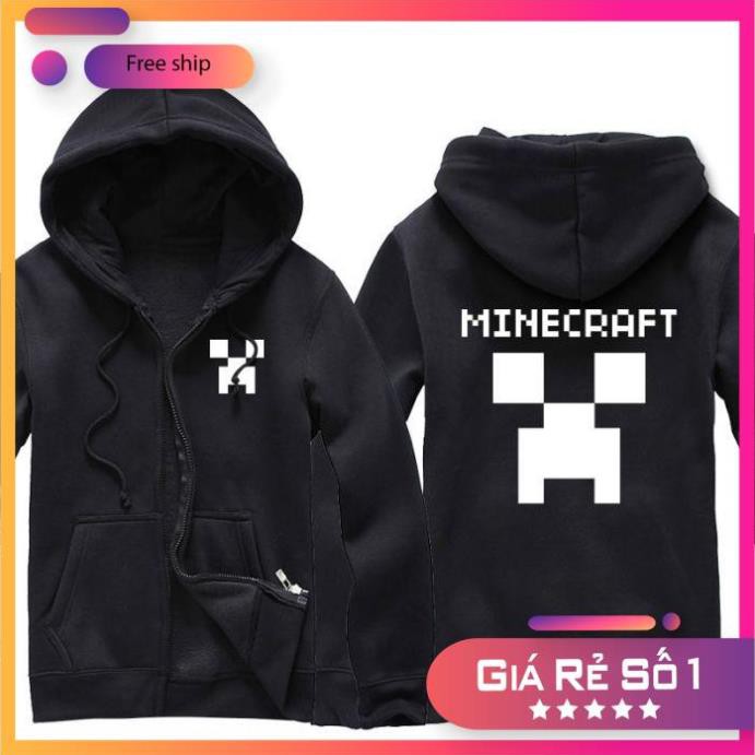 [ BÁN CHẠY ] Áo khoác MineCraft cực HOT khuyến mại khủng giá rẻ dẹp