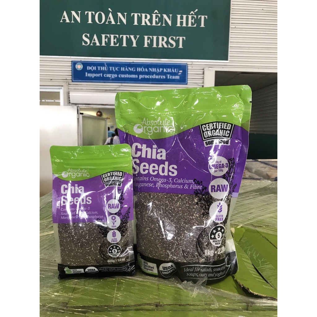 Hạt chia úc tím nhập khẩu - Khối lương 1 kg