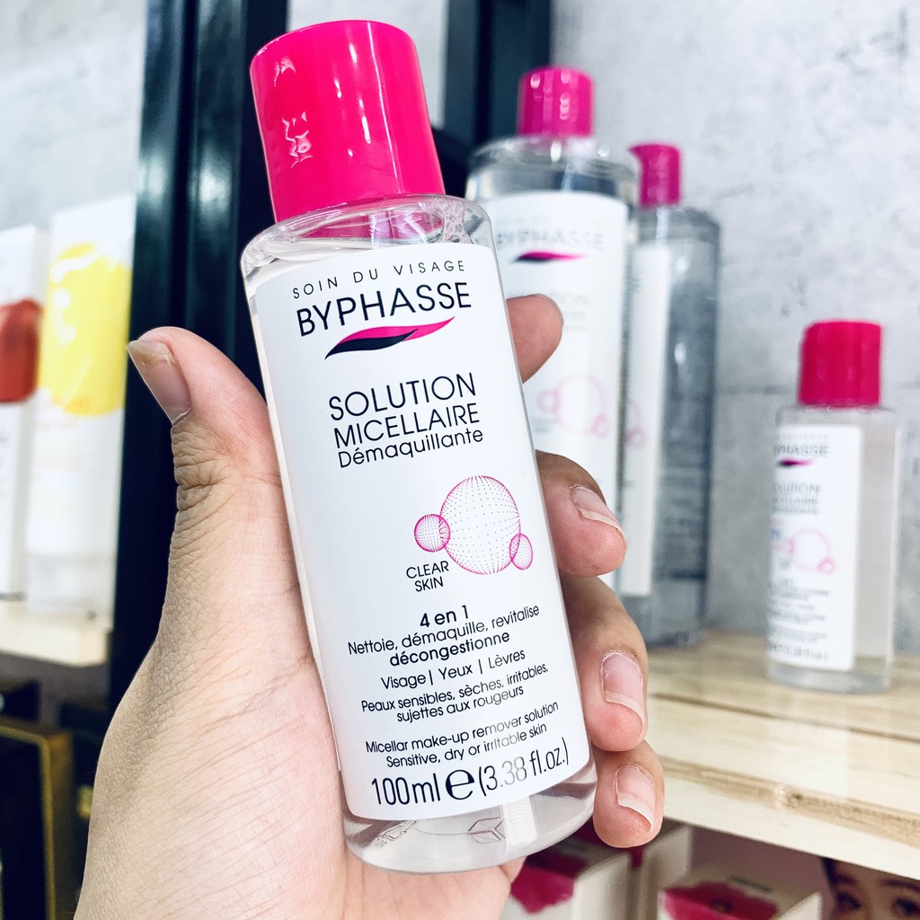 NƯỚC TẨY TRANG BYPHASSE SOLUTION MICELLAIRE 100ml - BOB SHOP