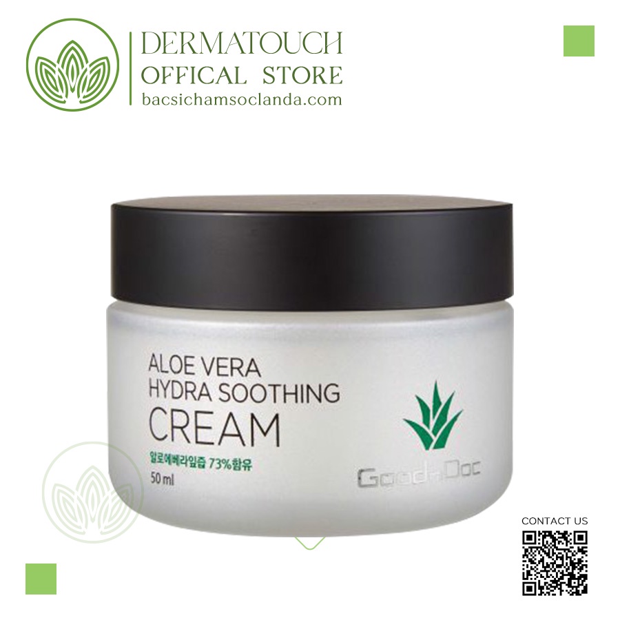 Kem dưỡng da cấp ẩm lô hội Goodndoc Hydra Soothing Cream