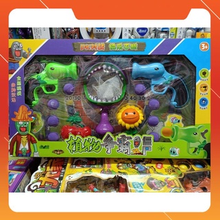 888-35 đồ chơi plants vs zombies đại chiến trái cây hoa quả nổi giận