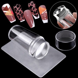 Con dấu in móng tay - đầu in nail silicone tạo phen đầu móng