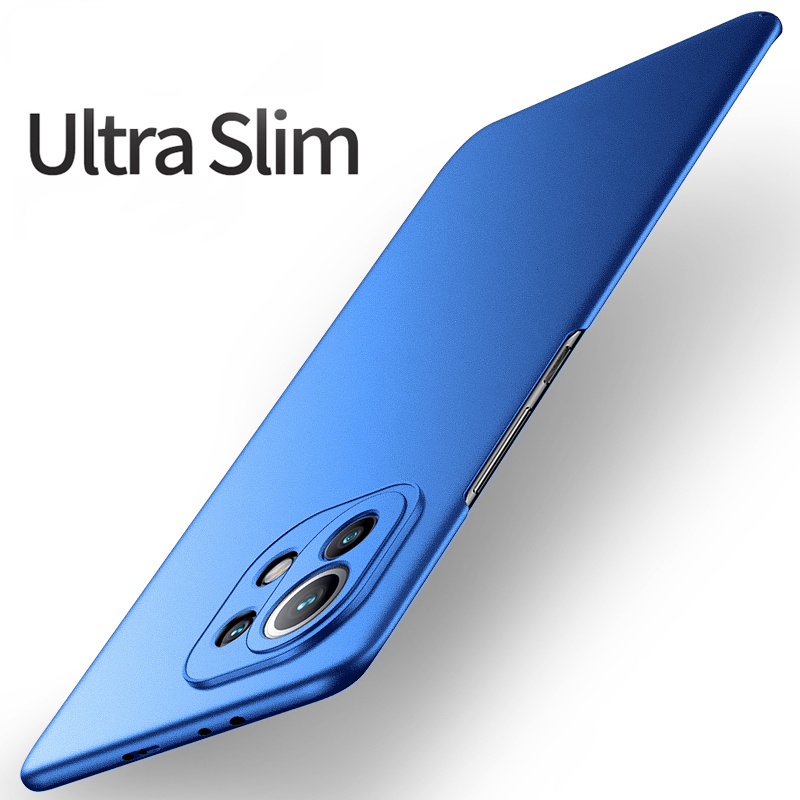 Ốp điện thoại PC cứng siêu mỏng mặt nhám cho Xiaomi Mi 11 Lite 11 11T 11i 10i 10 10T Lite Pro Ultra 5G NE