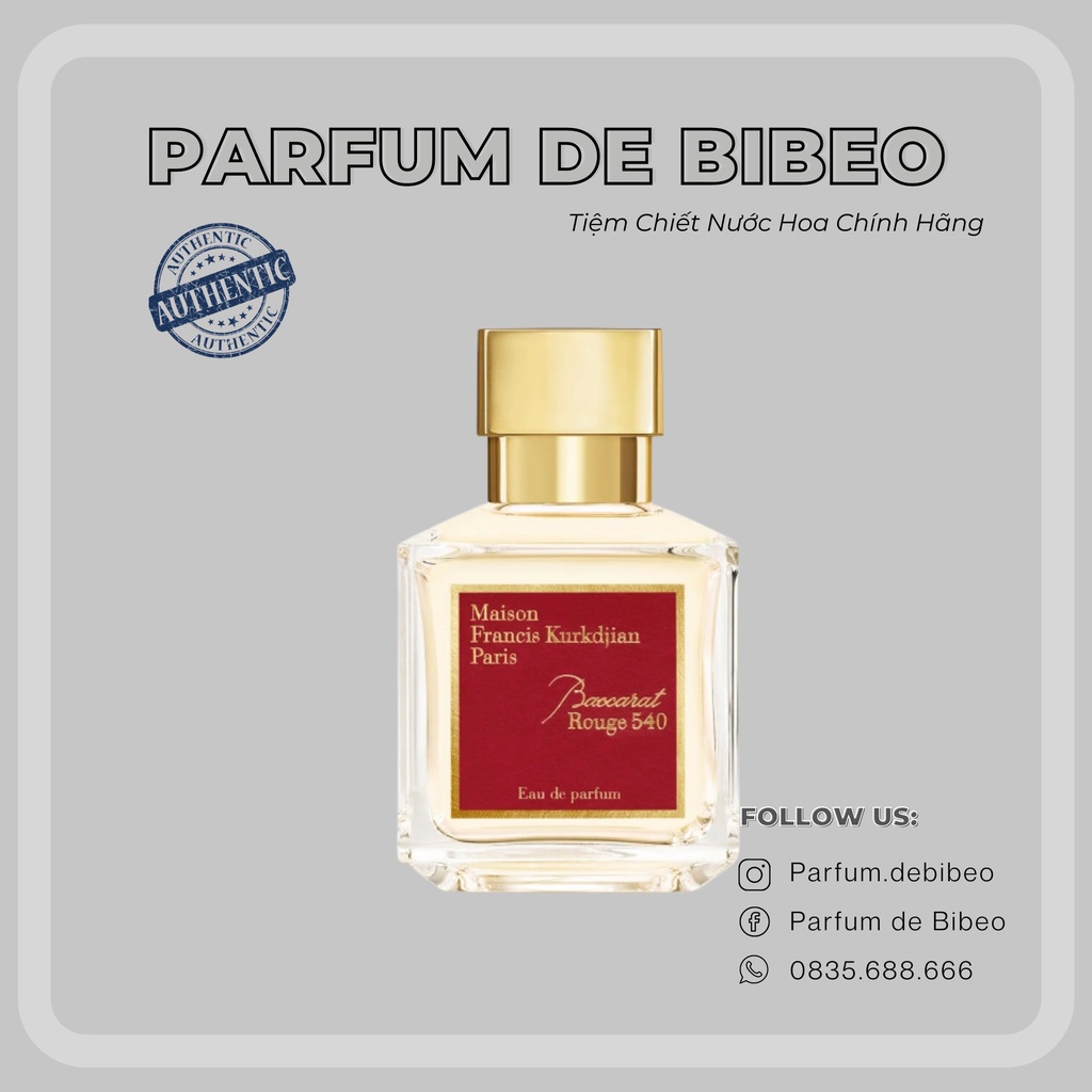 Parfum de Bibeo-Nước hoa thử MFK Baccarat Rouge 540 EDP