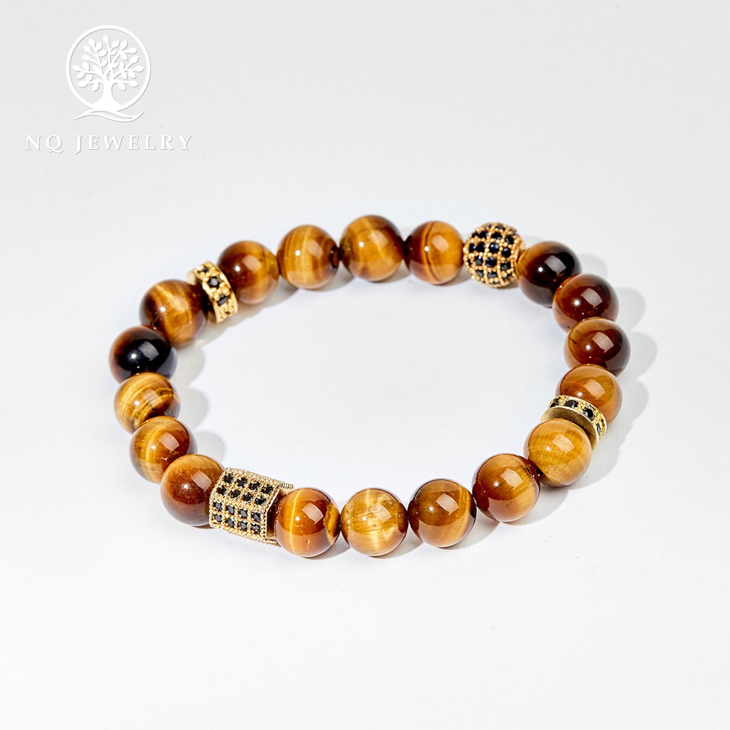 Vòng tay phối 3 charm si - NQ Jewelry