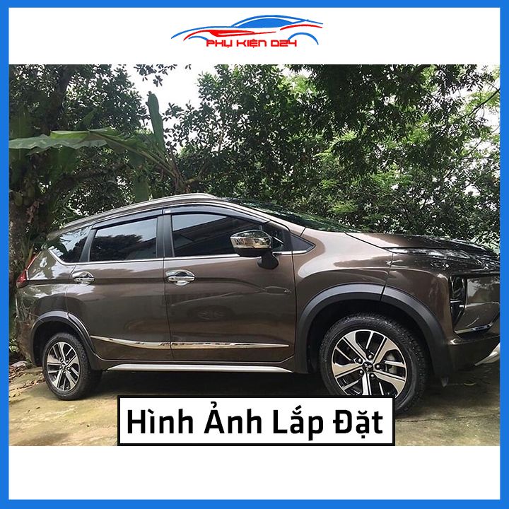 Bộ ốp cua lốp xe ô tô Xpander 2018-2019-2020-2021-2022 mẫu trơn trang trí bảo vệ lốp xe