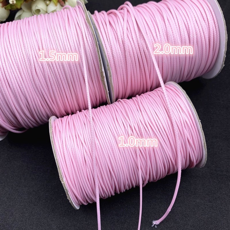 Cuộn Chỉ Cotton 10m / Cuộn 1mm Nhiều Màu Sắc Dùng Làm Trang Sức Thủ Công