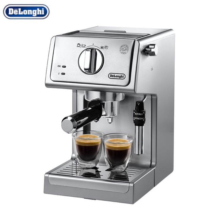 Máy pha cà phê Espresso  Delonghi ECP36.31 - Công suất đầu vào: 1100W - Hàng Nhập Khẩu - Bảo hành 12 tháng