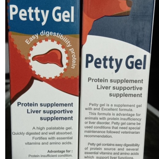 Gel dinh dưỡng cao đạm và giải độc gan cho chó mèo của Thái Lan petty