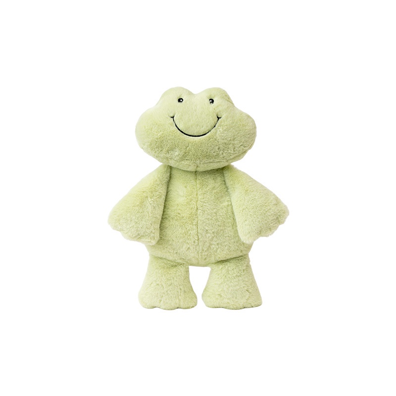 35cm Ready Stock  Smiling Frog Plush Toy Soft Cartoon Frog Animal Doll Children'S Sleeping Toy
