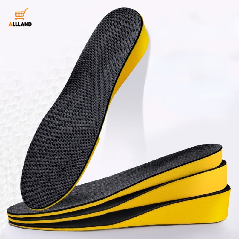1 Cặp Đế Lót Giày Thể Thao Mềm Mại Đàn Hồi Cao Thoáng Khí Chống Sốc Unisex