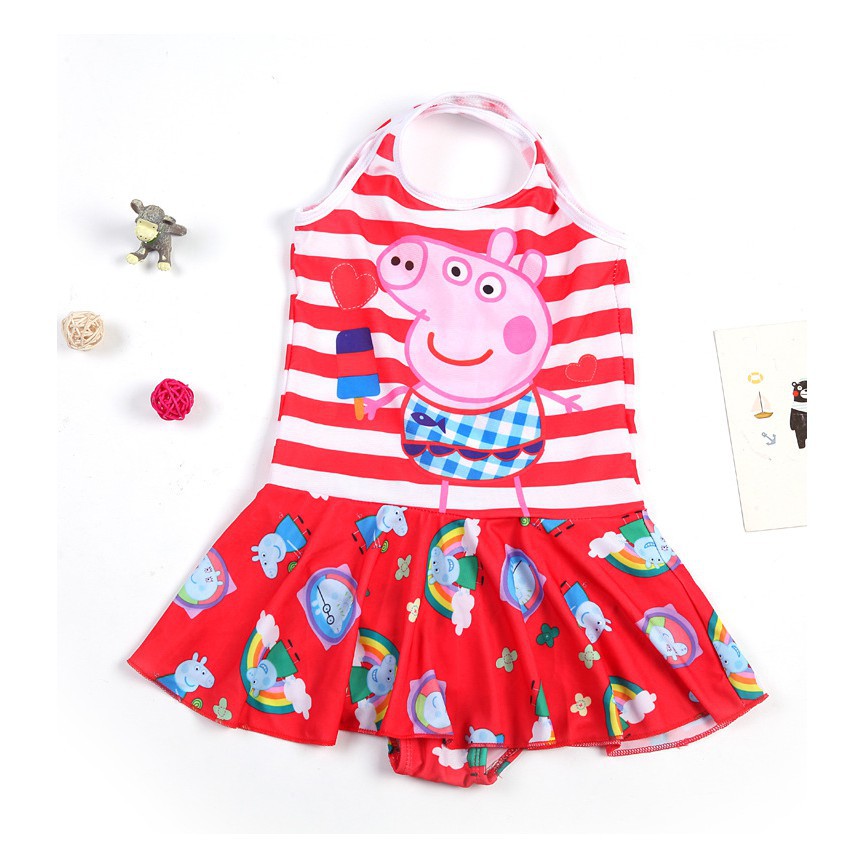 Đồ bơi một mảnh hình lợn Peppa cho bé gái 4-11 tuổi