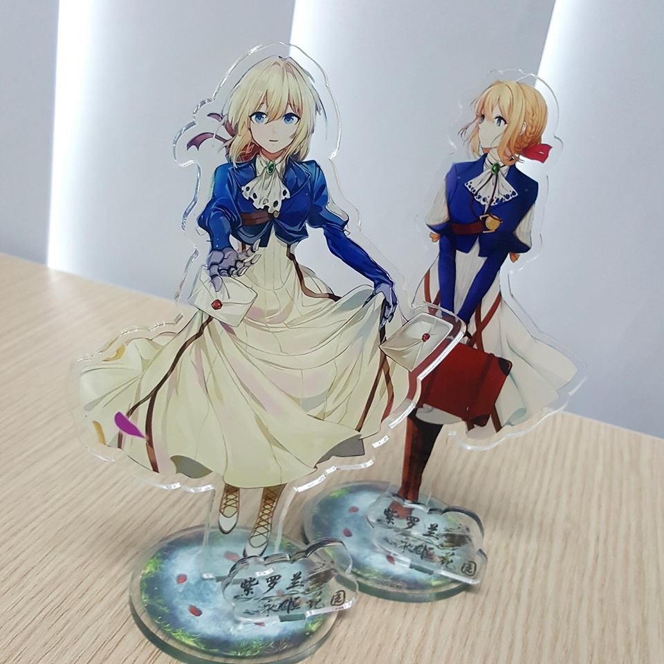 Mô Hình Standee acrylic anime hình Violet Evergarden