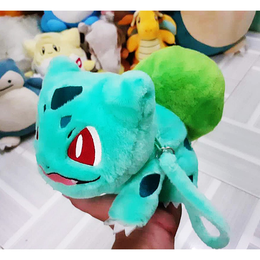 GẤU BÔNG POKEMON ẾCH KỲ DIỆU CÓ DÂY KÉO (30 CM) GB156