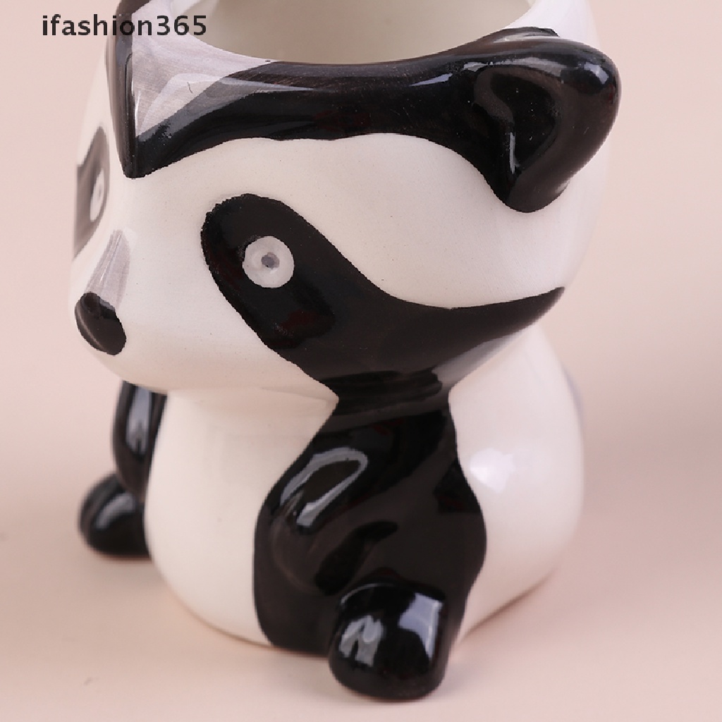 Chậu Hoa Bằng Gốm Sứ Hình Ngựa Vằn Hoạt Hình Phong Cách Bắc Âu ifashion365