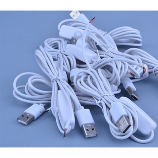 Dây công tắc cổng USB-  1 đầu USB,1 đầu có mối hàn, có công tắc On / Off , phù hợp làm DIY, công tắc đèn led