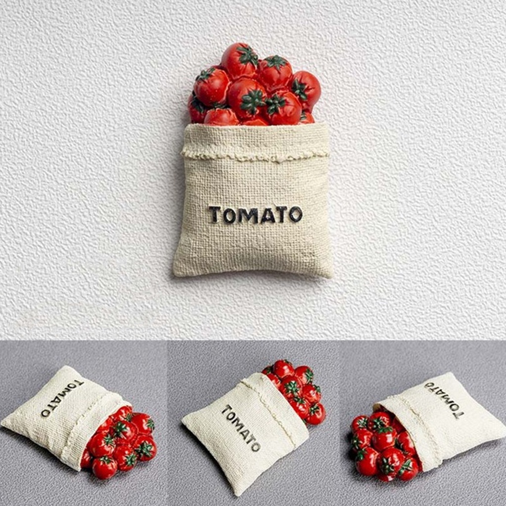 Bánh Mì Cà Chua Giả Bằng Nhựa Resin Sống Động Chống Thấm Nước Dùng Trang Trí Nhà Cửa