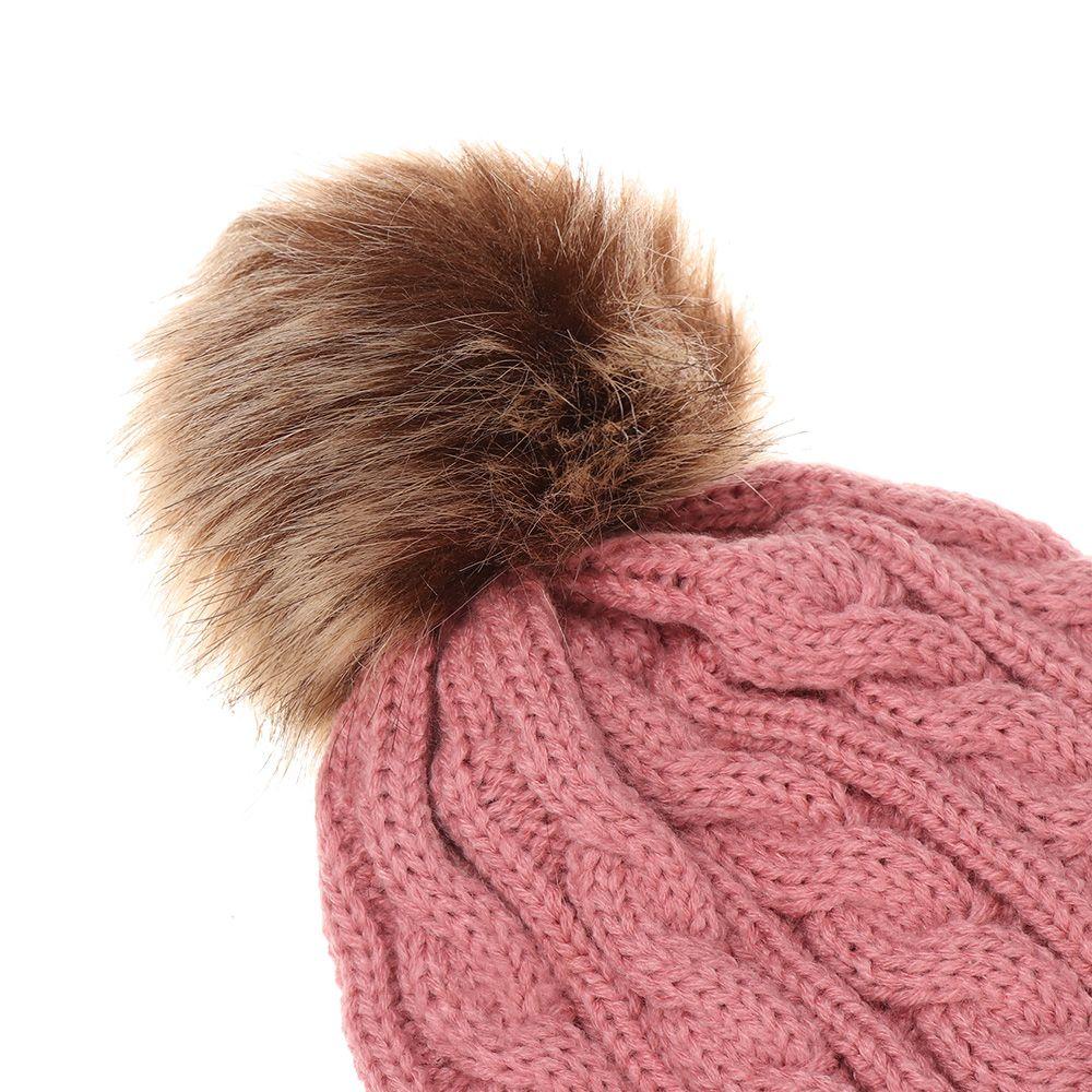 NEXTVN Mũ beanie Trùm Đầu Đính Quả Bông Dễ Thương Cho Bé
