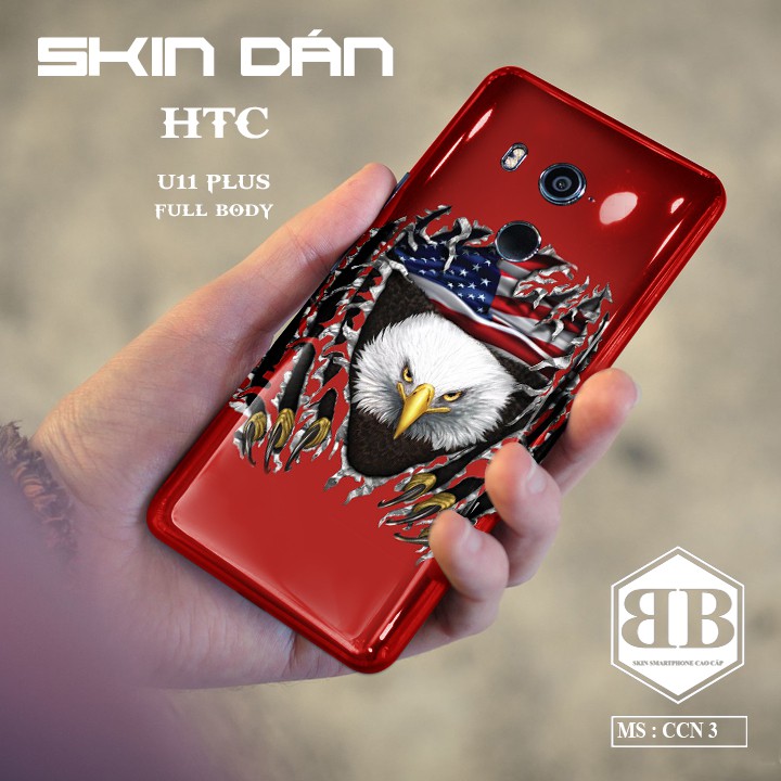 Dán Skin HTC U11 Plus Keo Dán Chuẩn 3M dùng thay ốp lưng in hình sưu tầm