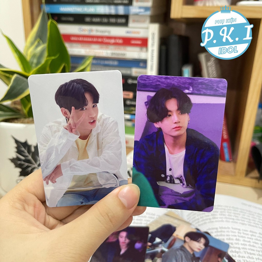 Bộ Card Cứng In Hình Ca Sĩ Jungkook BTS Bo Góc Sang Trọng – Quà Tặng KPOP