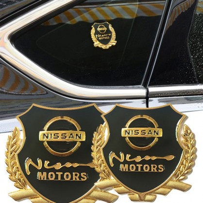 Bộ 02 Logo Bông Lúa Nissan