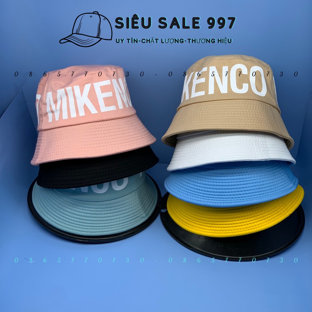 MŨ BUCKET MIKENKO CỤP NHIỀU MÀU CÁ TÍNH THỜI TRANG NAM NỮ HOT TREND