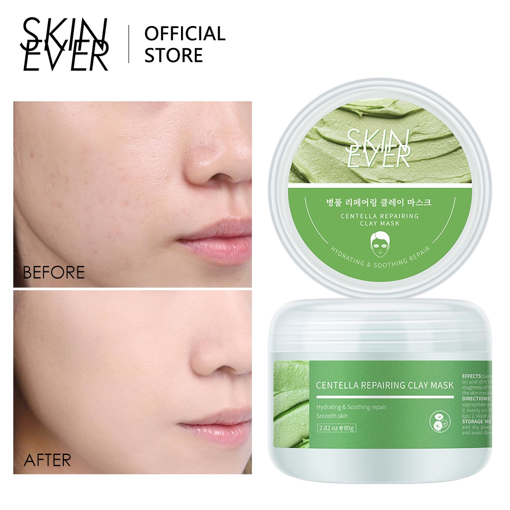 Mặt nạ đất sét SKIN EVER 80g dưỡng ẩm kiểm soát dầu