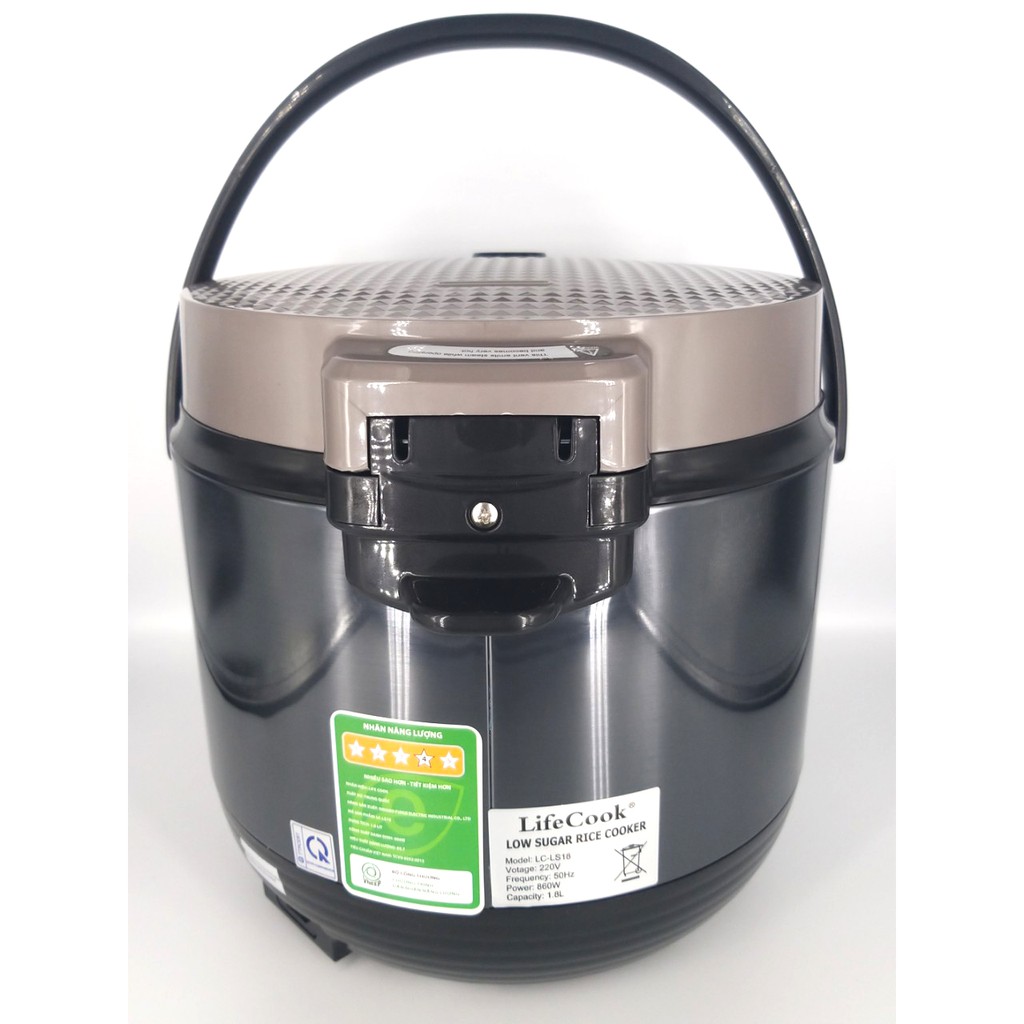 Nồi Cơm Điện Tách Đường Apechome Life Cook LC-LS18 - Mang Đến Những Bữa Cơm Tốt Cho Sức Khỏe (Bảo Hành 12 Tháng)