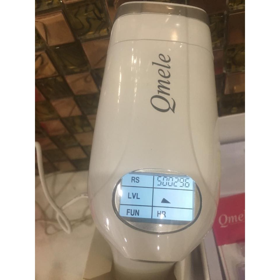 TBYT999 Máy triệt lông mini QMELE IPL 500.000 xung mới nhất 2018 + Tặng gel lạnh & serum dưỡng da NEW