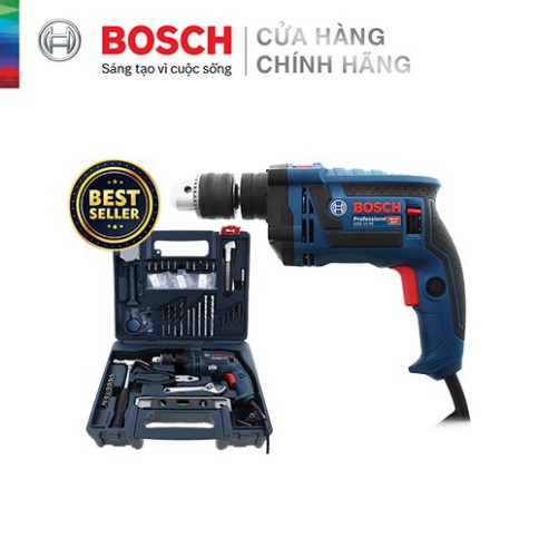 [HÀNG CHÍNH HÃNG] Máy Khoan Động Lực Bosch GSB 13 RE SET 100 Chi Tiết