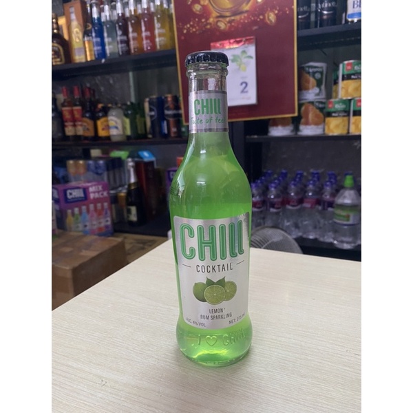 Combo Mix 6 chai Nước Trái cây lên men Chill Cocktail 4% 275ml