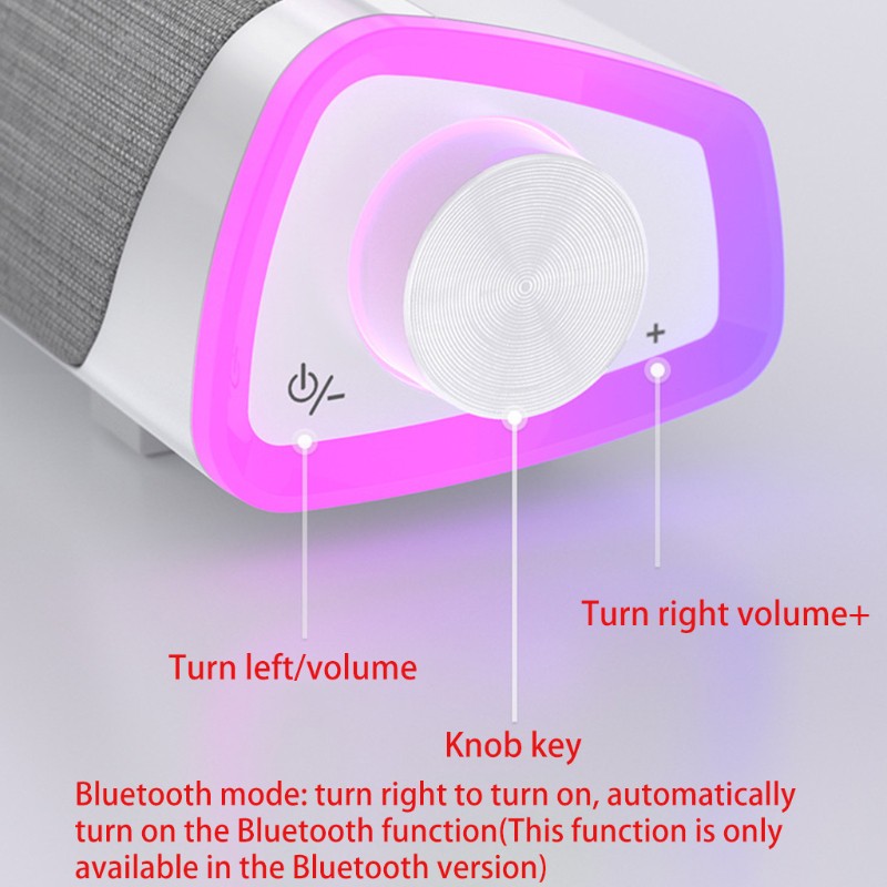 Loa Bluetooth 5.0 3d Có Dây Cho Laptop / Pc / Tv / Aux 3.5mm