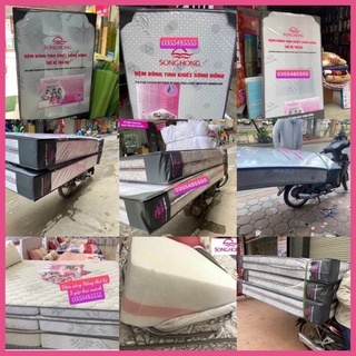 ĐỆM SÔNG HỒNG tinh khiết gấp 2 mảnh _ chính hãng ❤️_1.6m/1.8m/2.2m