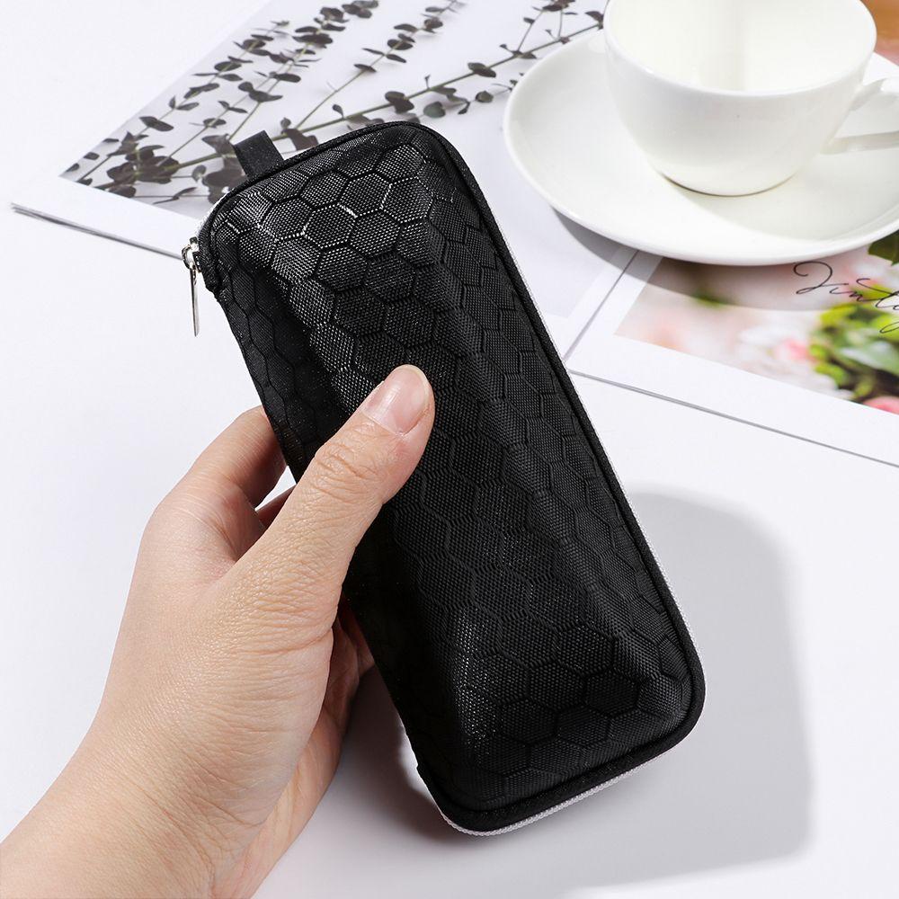 Hộp Đựng Mắt Kính Có Khóa Kéo Phong Cách Vintage Thời Trang Giá Đỡ