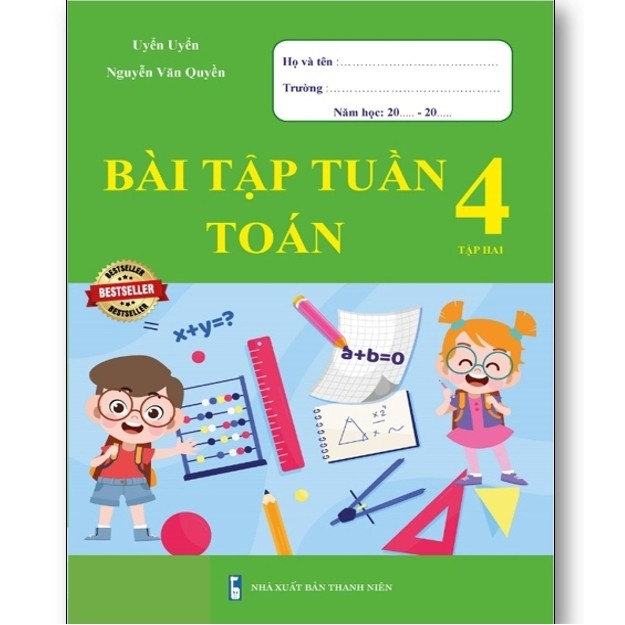 Sách - Bài Tập Tuần Toán 4 - Tập 2 (1 cuốn)