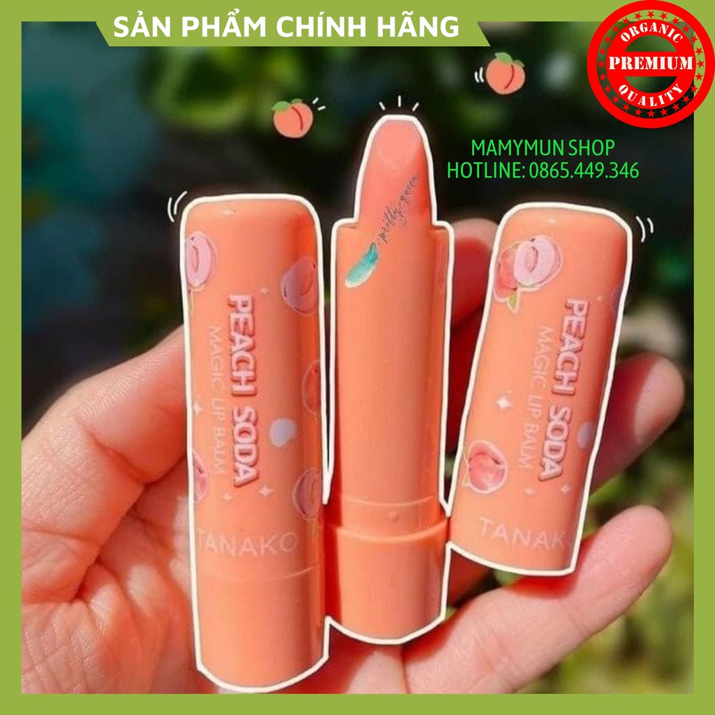 Son Dưỡng Môi Trái Đào Peach Soda - Son Dưỡng Đào - Son Đào Căng Mọng Hồng Môi