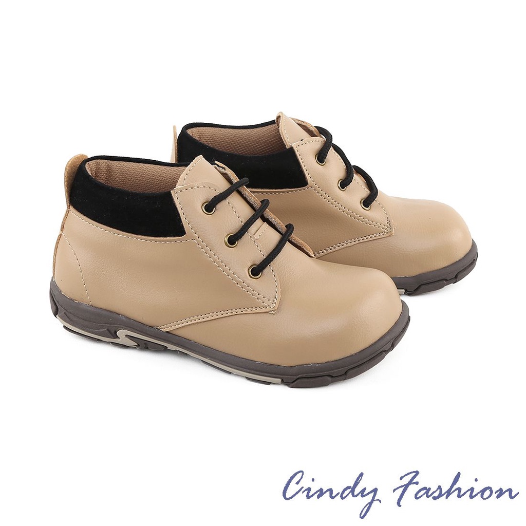 Giày Bốt Catenzo Junior CTS 333 Kem 1 2 3 Tuổi Bằng Sợi Tổng Hợp Giá Rẻ Cho Bé Trai Và Gái