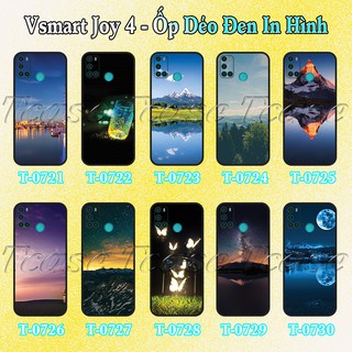 Ốp lưng Vsmart Joy 4 - Ốp dẻo đen in hình Phong Cảnh