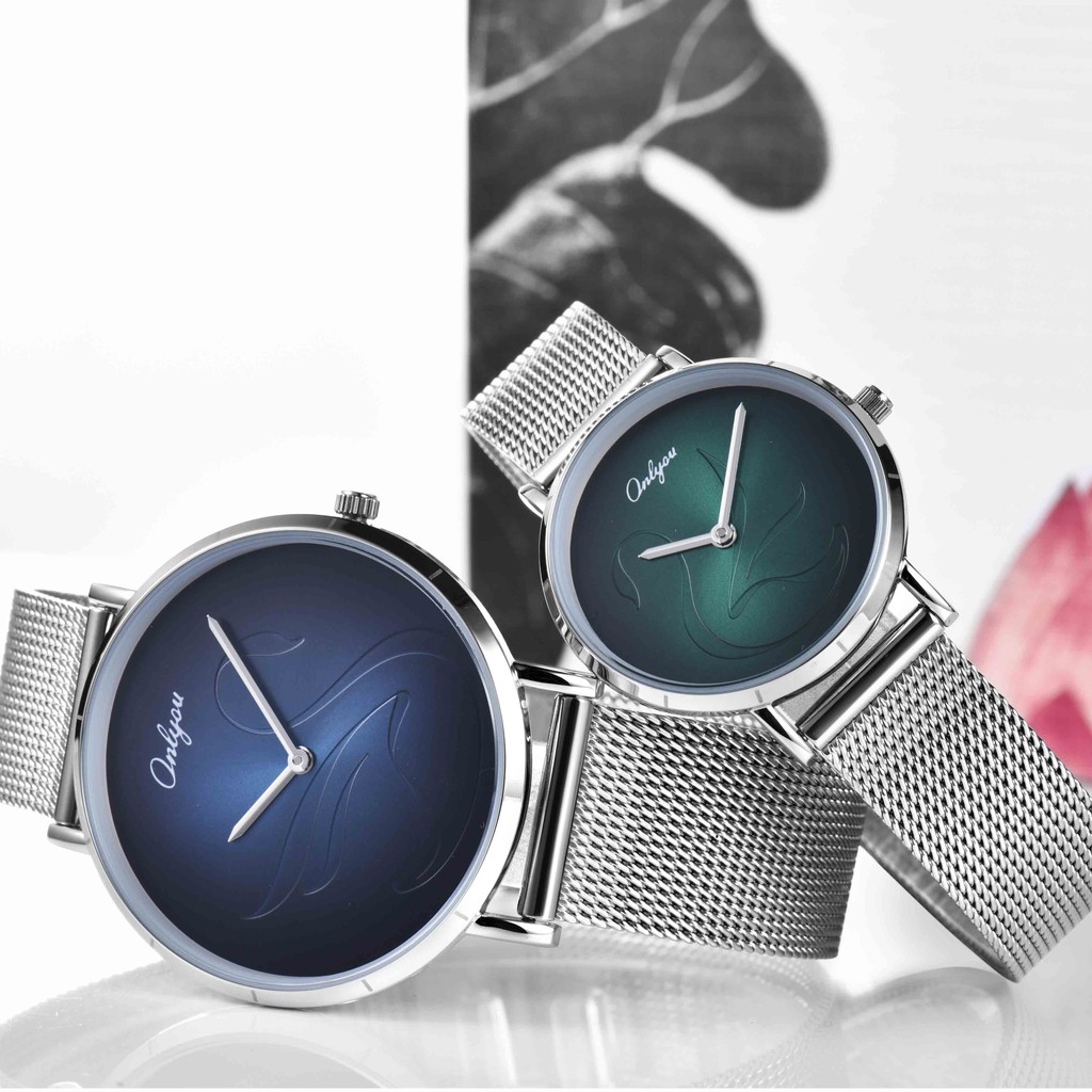 Đồng hồ Onlyou Nam 328021GA Dây Lưới 40mm