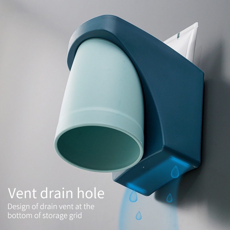 Giá Đỡ Bàn Chải Đánh Răng Hít Nam Châm Có Cốc Hút CR1 2021