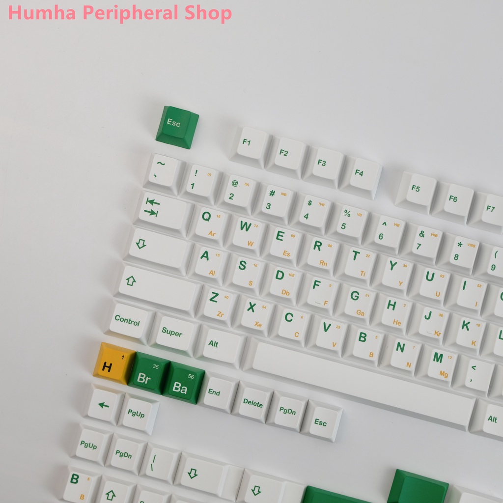 Bàn Phím Cơ Humha Heisenberg 142 Phím Chất Liệu PBT Nhuộm Màu Xinh Xắn
