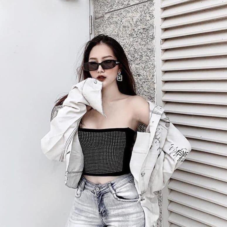 Kính Mát Gọng đính CEO Thời Trang Hàn Quốc Phong Cách Cực Cool - Hata24h