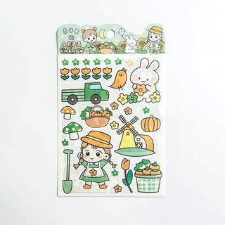 set 4 sticker dán họa tiết đáng yêu